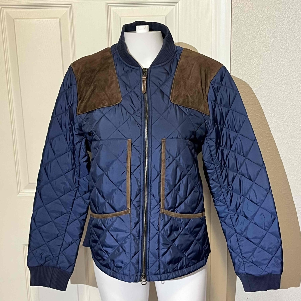 Ralph Lauren Polo Sport Equestrian Quilted Puffer Jacket Womens Large Vintage